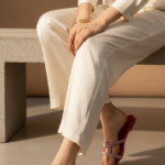 Maroon Casual Slipper For Women CL2207 - View 1