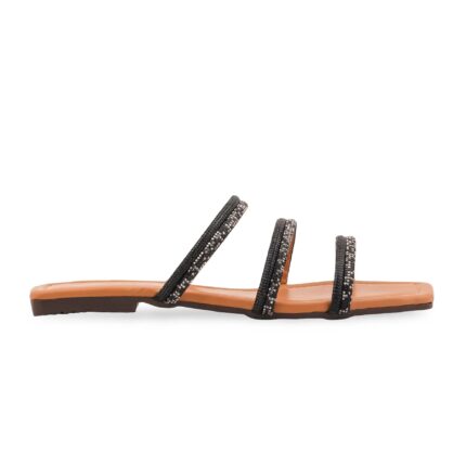 Black Casual Slipper For Women CL2219 - View 2
