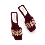 Maroon Casual Slipper For Ladies CL2228 - View 5