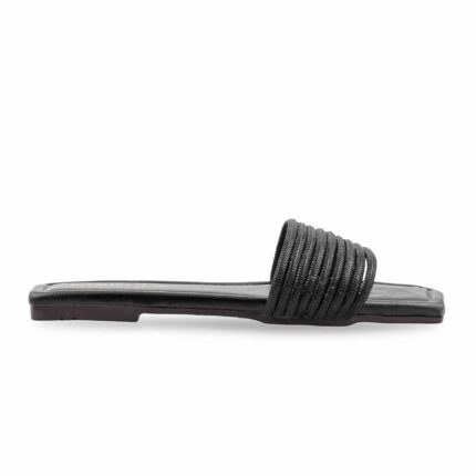 Black Casual Slipper For Women CL2229 - View 2