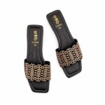 Black Casual Slipper For Women CL2235 - View 5