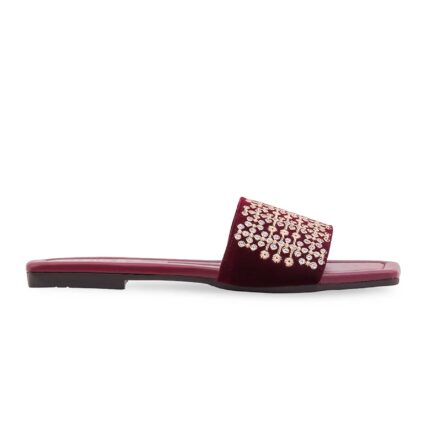 Maroon Casual Slipper For Ladies CL2235 - View 2