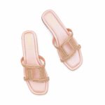Peach Casual Slipper For Ladies CL2238 - View 5