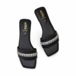 Black Casual Women Slipper CL2239 - View 5