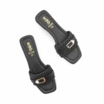 Black Casual Women Slipper CL2241 - View 5
