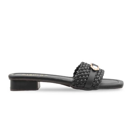 Black Casual Women Slipper CL2241 - View 2
