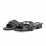 Black Casual Women Slipper CL2241 - View 3