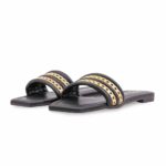 Black Casual Slipper For Women CL2249 - View 4