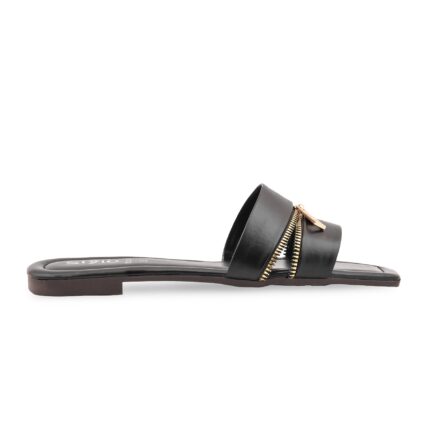 Black Casual Slipper For Women CL2254 - View 2