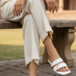 White Casual Slipper For Women CL2254 - View 1