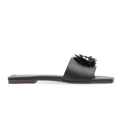 Black Casual Slipper For Women CL2255 - View 2