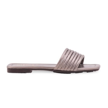 Grey Casual Women Slipper CL2270 - View 2