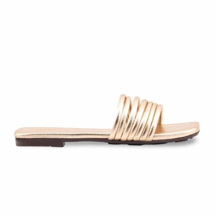 Golden Casual Slipper For Ladies CL2270 - View 2
