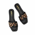 Black Casual Women Slipper CL2273 - View 5
