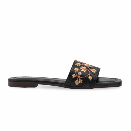 Black Casual Women Slipper CL2273 - View 2