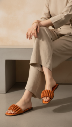 Mustard Casual Slipper For Ladies CL2274 - View 1