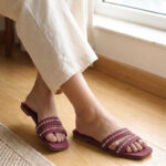 Maroon Casual Slipper For Women CL2283 - View 1