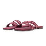 Maroon Casual Slipper For Women CL2283 - View 3