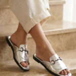 Silver Casual Slipper For Women CL2286 - View 1