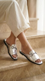 Silver Casual Slipper For Women CL2286 - View 1