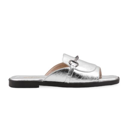 Silver Casual Slipper For Women CL2286 - View 2