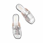 Silver Casual Slipper For Women CL2286 - View 5