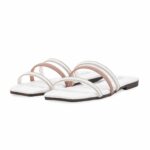 White Casual Slipper CL2288 - View 3