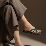 Green Casual Slipper For Women CL2296 - View 1