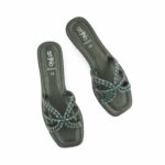 Green Casual Slipper For Women CL2296 - View 5
