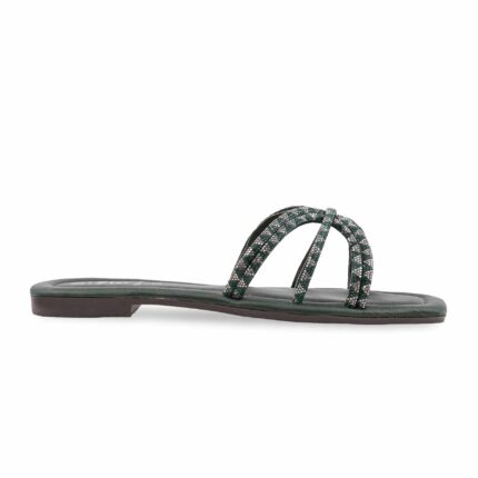 Green Casual Slipper For Women CL2296 - View 2