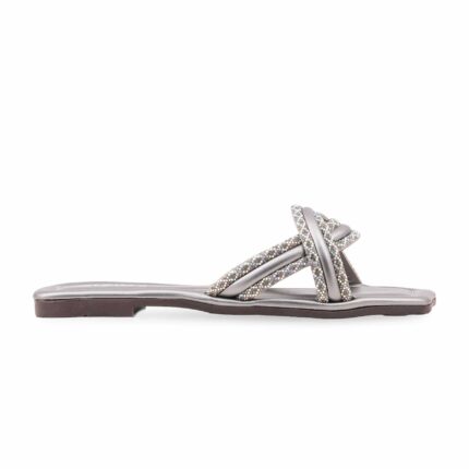 Grey Casual Slipper For Women CL2301 - View 2