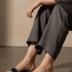Black Casual Slipper For Women CL2302 - View 1