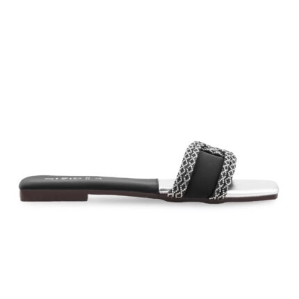 Black Casual Slipper For Women CL2302 - View 2