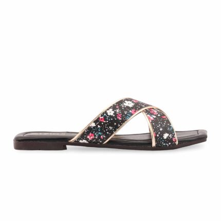 Black Casual Slipper For Women CL2305 - View 2