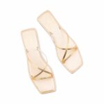 Golden Casual Slipper For Ladies CL2319 - View 5