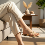 Golden Casual Slipper For Ladies CL2319 - View 1