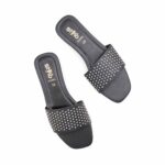 Black Casual Slipper For Women CL2329 - View 5