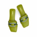 Green Casual Slipper CL2089 - View 5