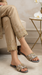 Grey Fancy Women Slipper EC0219 - View 1