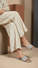 Silver Fancy Slipper FN7862 - View 1