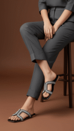 Black Fancy Slipper FN7907 - View 1
