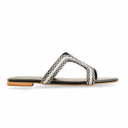 Black Fancy Slipper FN7907 - View 2
