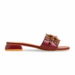 Maroon Fancy Slipper FN7945 - View 2