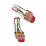 Maroon Fancy Slipper FN7945 - View 5