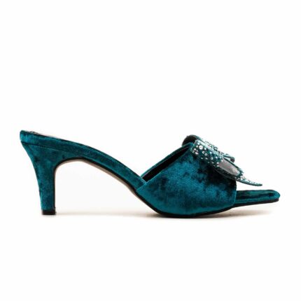 Seagreen Fancy Slipper For Women FN7969 - View 2