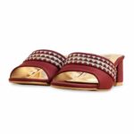Maroon Fancy Slipper FN7978 - View 3