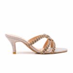 Golden Fancy Slipper For Women FN7989 - View 2