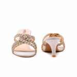 Golden Fancy Slipper For Women FN7989 - View 4