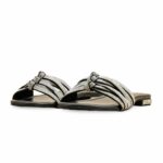 Black Fancy Slipper For Women FN7990 - View 3
