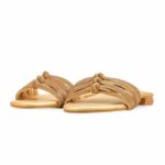Golden Fancy Slipper For Women FN7990 - View 3